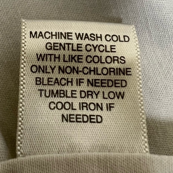 Christopher & Banks Short Sleeve Cap Sleeve Large Button Beige Top Shirt - Large - Picture 8 of 10